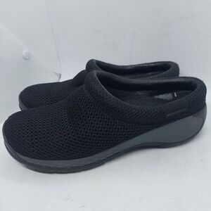 Merrell Encore Qform2 Slip On Mules Clog Shoes Mesh Black Womens Size 6.5